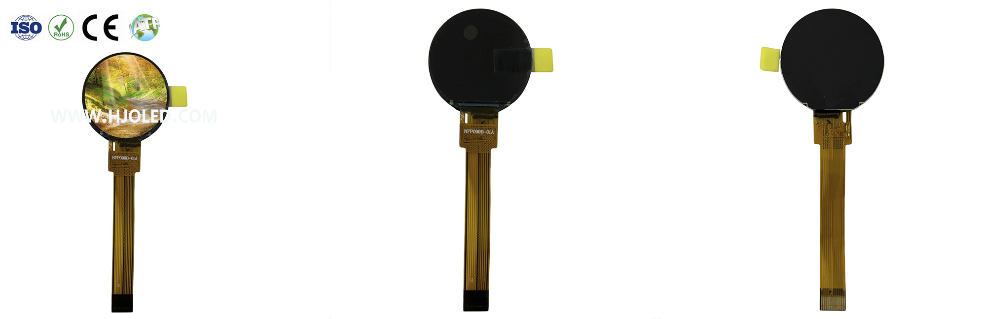 0,99-Zoll-runder LCD-Bildschirm: Kleine Größe, große Einsatzmöglichkeiten